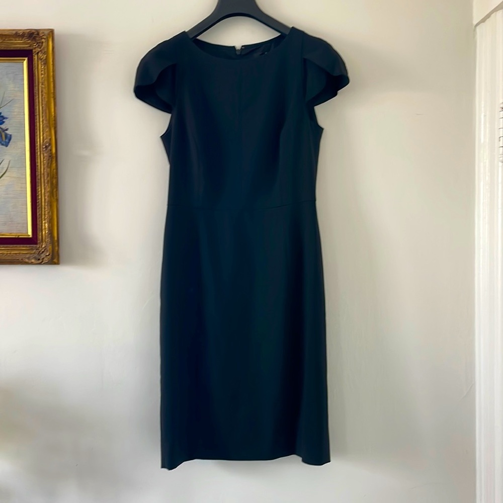 J.Crew Black Dress in Lightweight Italian Wool